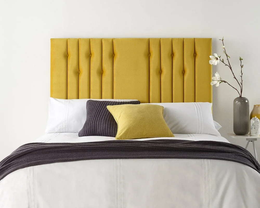 Product photograph of Catherine Lansfield Lemonwood Headboard from Aspire Furniture LTD