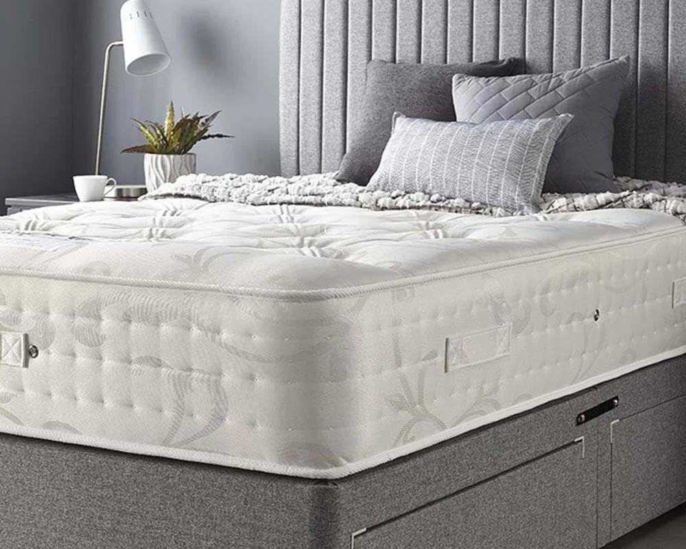 Product photograph of Catherine Lansfield Natural Wool 3000 Pocket Mattress from Aspire Furniture LTD