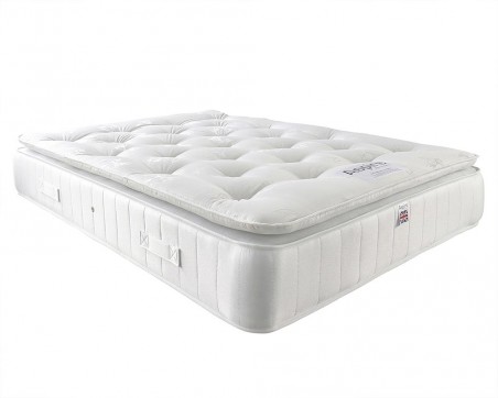 Natural Cashmere Pillow top Mattress white