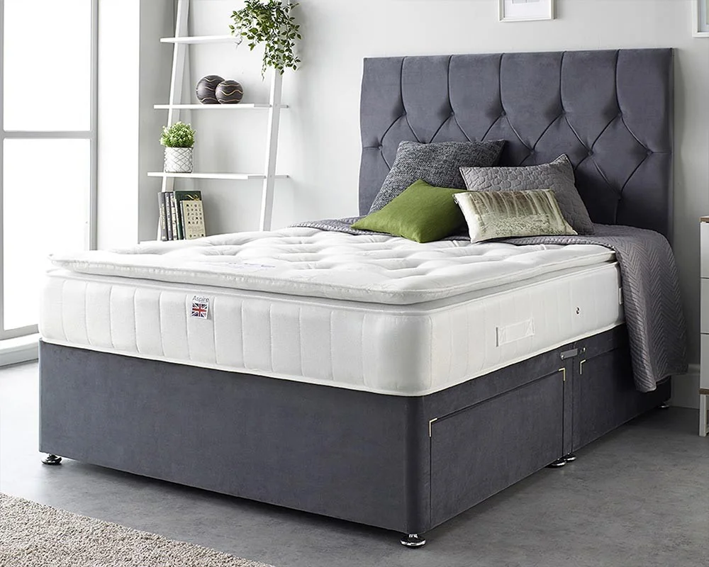 Product photograph of Natural Cashmere Pillowtop Mattress from Aspire Furniture LTD