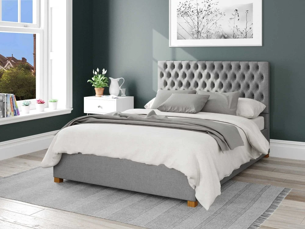 Product photograph of Monroe Upholstered Ottoman Bed from Aspire Furniture LTD