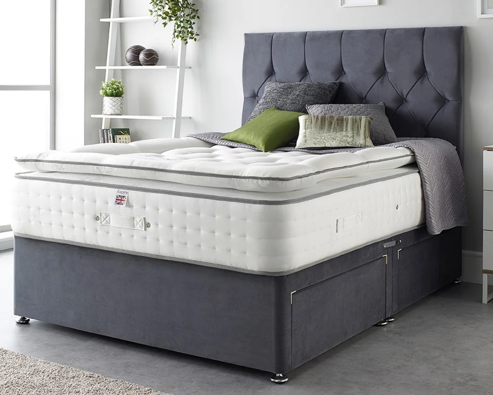 Product photograph of Pocket 1000 Memory Pillowtop Mattress from Aspire Furniture LTD