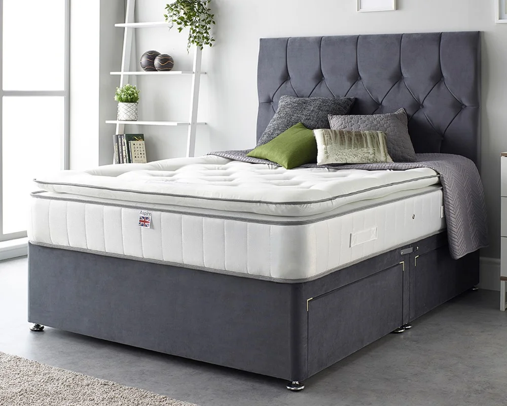 Product photograph of Hybrid Memory Pillowtop Mattress from Aspire Furniture LTD