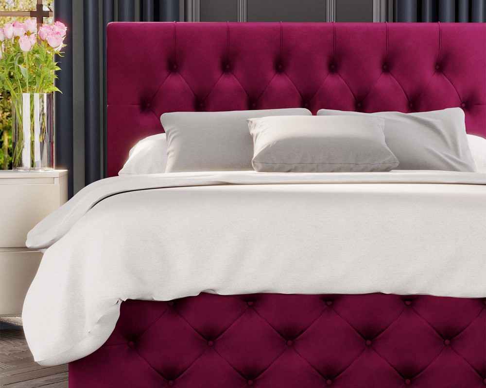 Laurence Llewelyn-Bowen Luna Velvet Ottoman Bed - Aspire