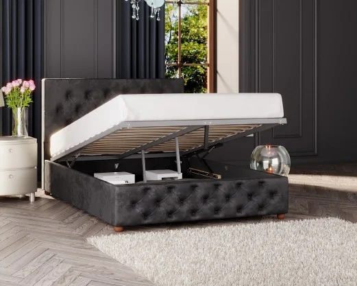 Laurence Llewelyn-Bowen Luna Velvet Ottoman Bed - Aspire 2