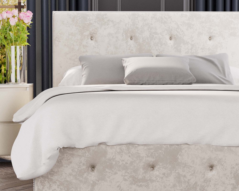 Laurence Llewelyn-Bowen Hesper Velvet Ottoman Bed - Aspire