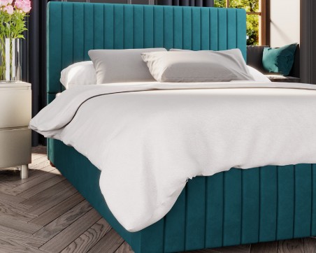 Beds Laurence Llewelyn-Bowen Estella Velvet Fabric Ottoman Bed