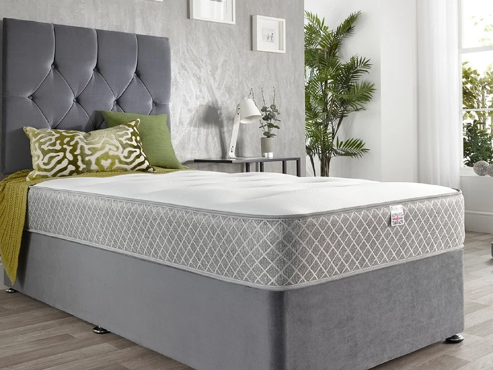 Product photograph of Orthopaedic 8 Tufted Spring Mattress from Aspire Furniture LTD