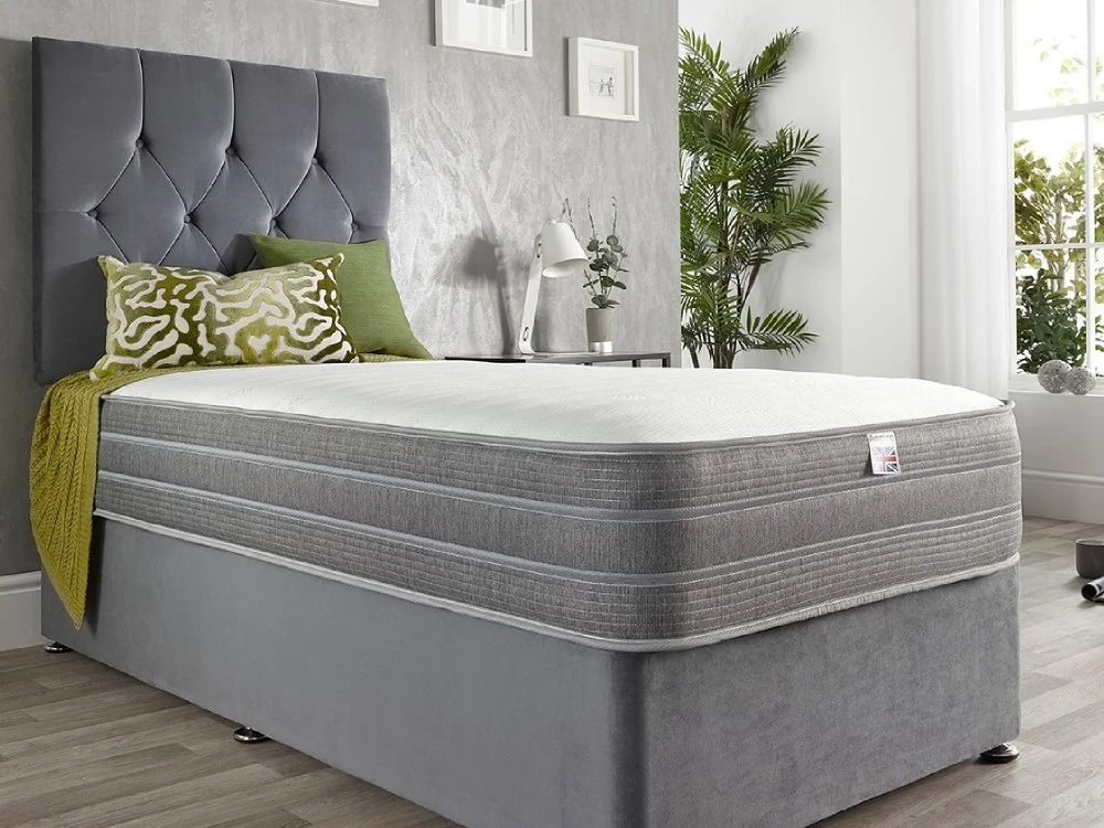 Product photograph of Cool Memory Wool Sprung Mattress from Aspire Furniture LTD