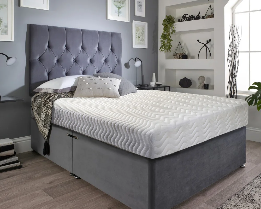Product photograph of Cool Blue Relief Mattress from Aspire Furniture LTD