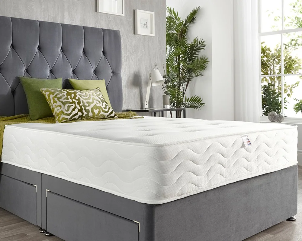 Product photograph of Aspire 1000 Tufted Pocket Mattress from Aspire Furniture LTD