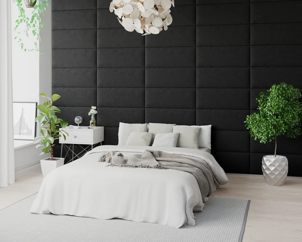 Product photograph of Aspire Easymount Wall Mounted Upholstered Panels - Modular Diy Headboard from Aspire Furniture LTD