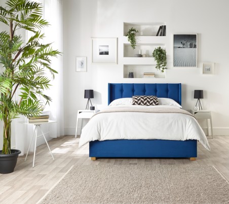 Catherine Lansfield Utopia Wing Ottoman Bed  | Storage | Aspire