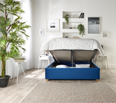 Catherine Lansfield Utopia Wing Ottoman Bed  | Storage | Aspire
