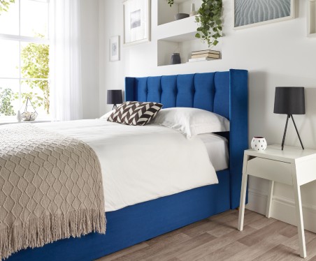 Catherine Lansfield Utopia Wing Ottoman Bed  | Storage | Aspire