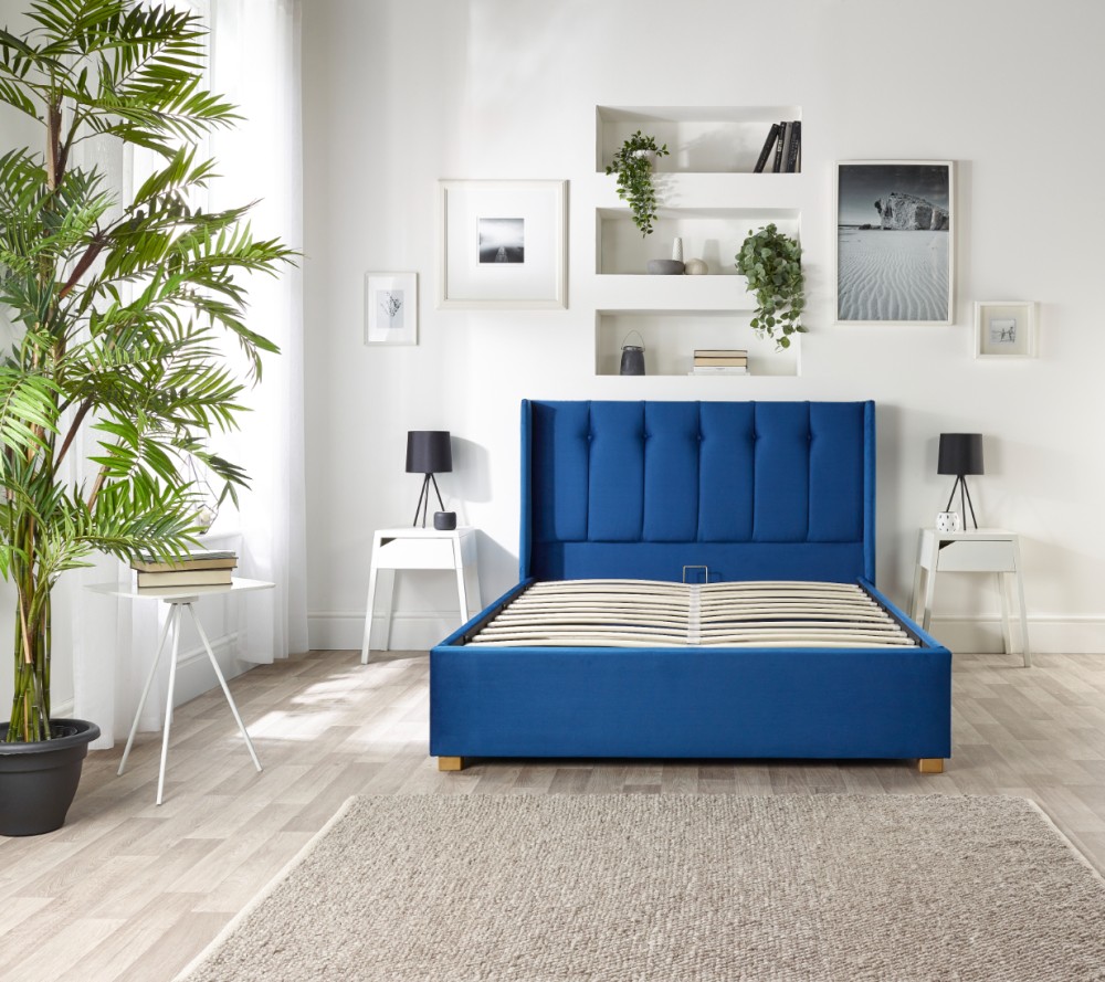 Catherine Lansfield Utopia Wing Ottoman Bed  | Storage | Aspire