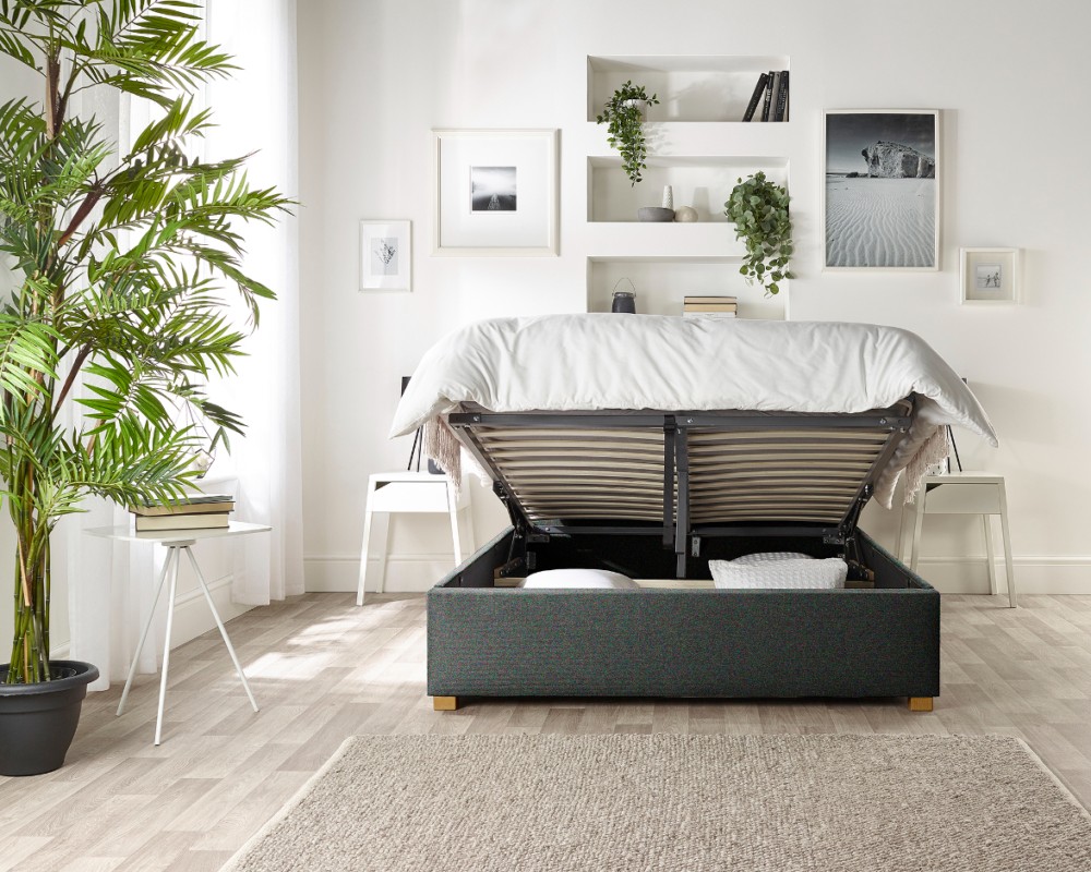 Catherine Lansfield Opulence Ottoman Bed | Storage | Aspire