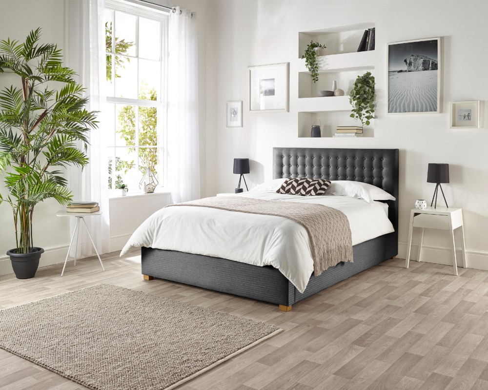 Catherine Lansfield Opulence Ottoman Bed | Storage | Aspire