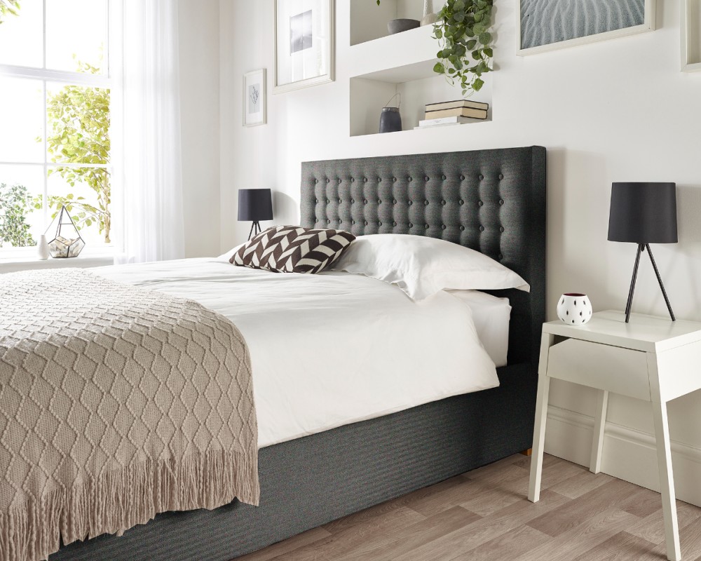 Catherine Lansfield Opulence Ottoman Bed | Storage | Aspire