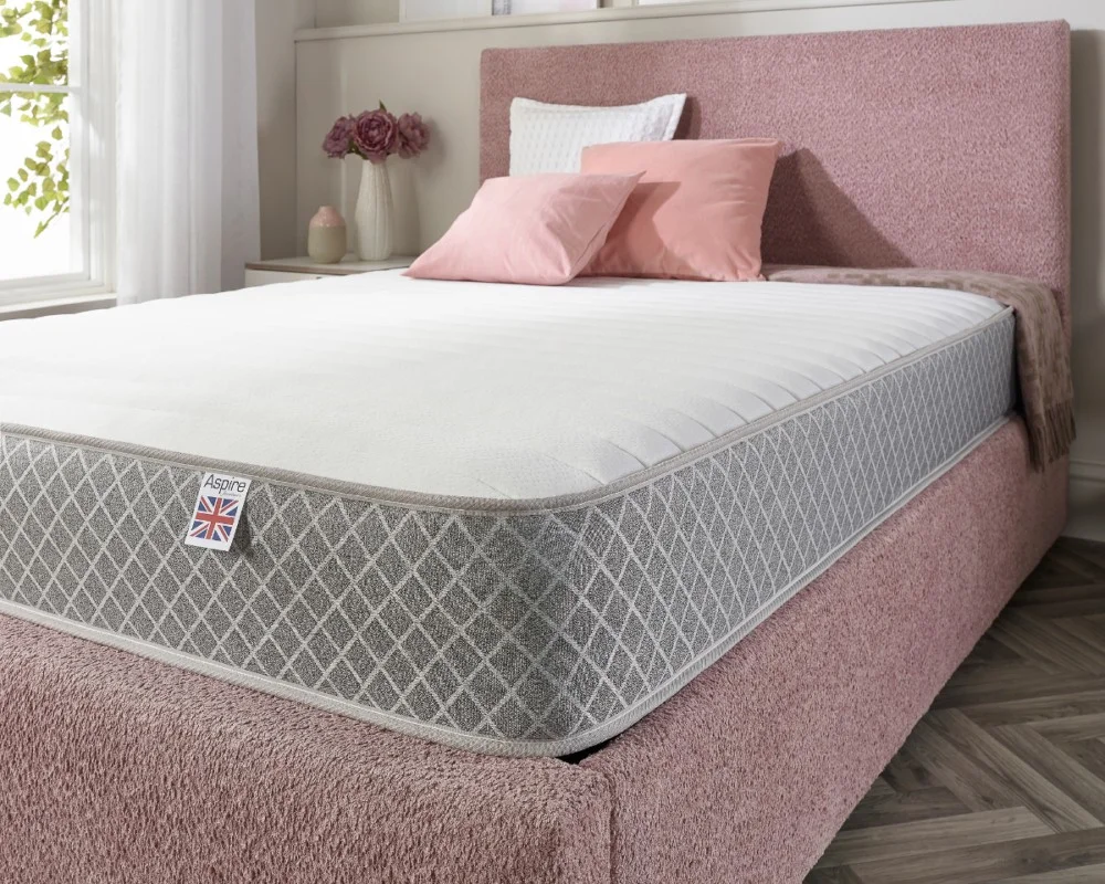 Product photograph of Aspire Dual Layer Pro Hybrid Rolled Mattress from Aspire Furniture LTD