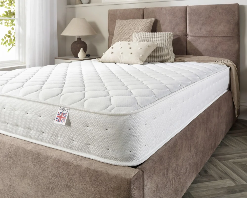 Product photograph of Aspire Quad Layer Pro Hybrid Rolled Mattress from Aspire Furniture LTD