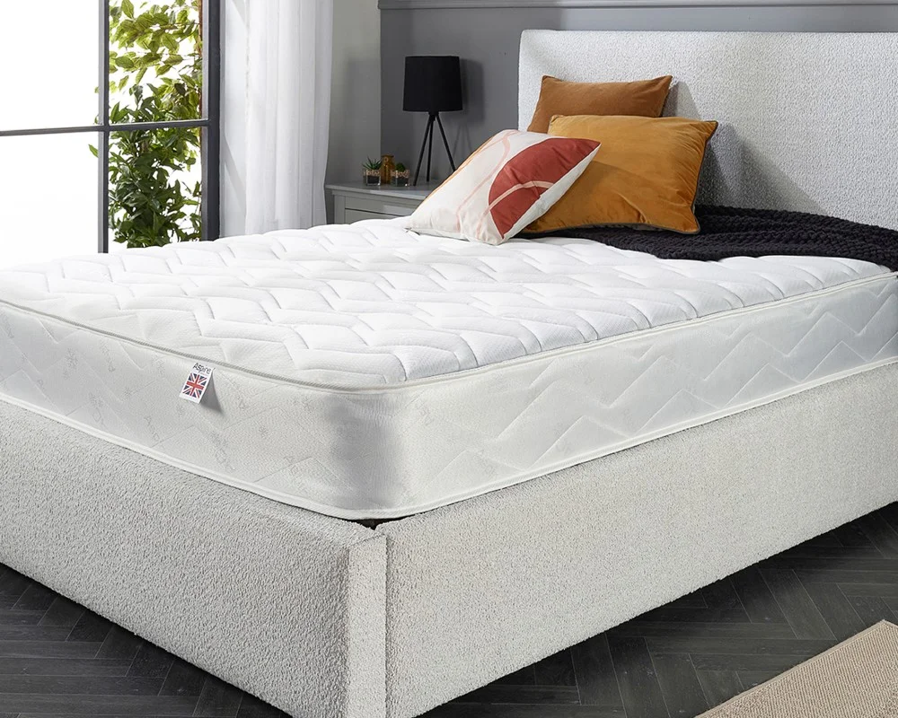 Product photograph of Aspire Double Comfort Memory Rolled Mattress from Aspire Furniture LTD