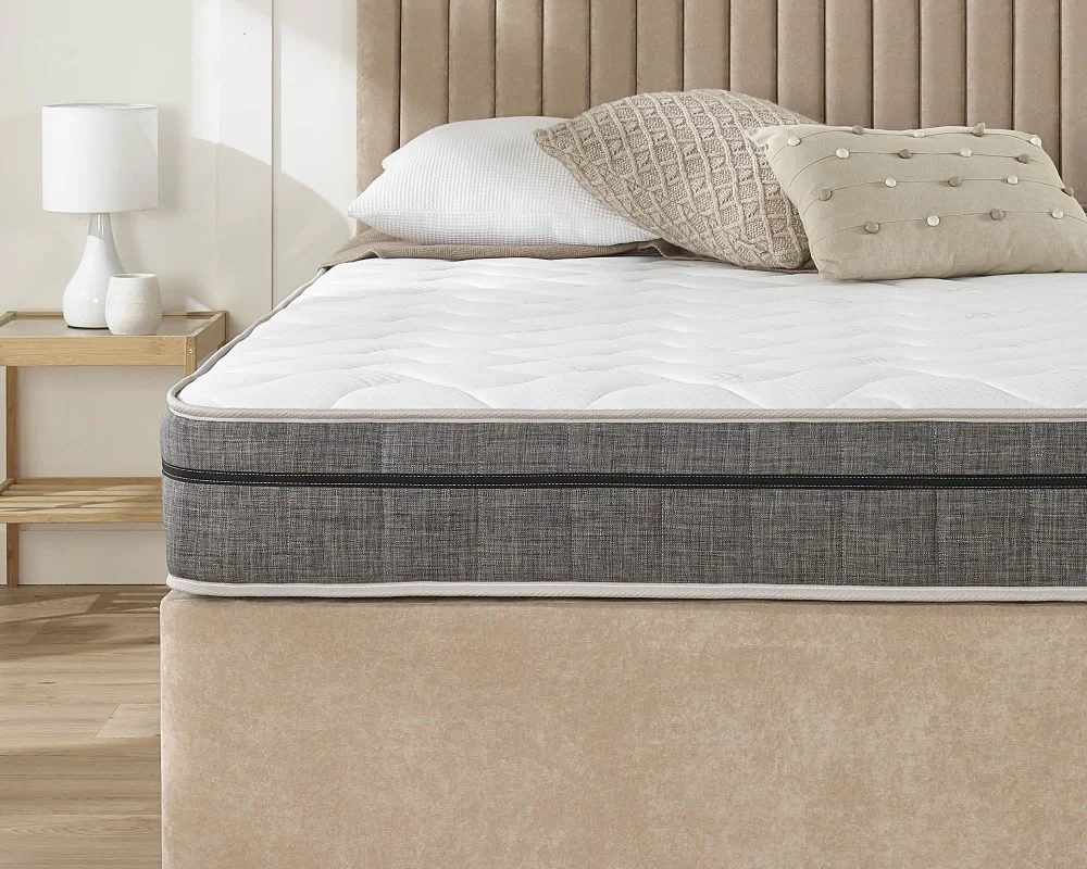 Product photograph of Aspire Pocket 1000 Quilt-top Value Mattress from Aspire Furniture LTD