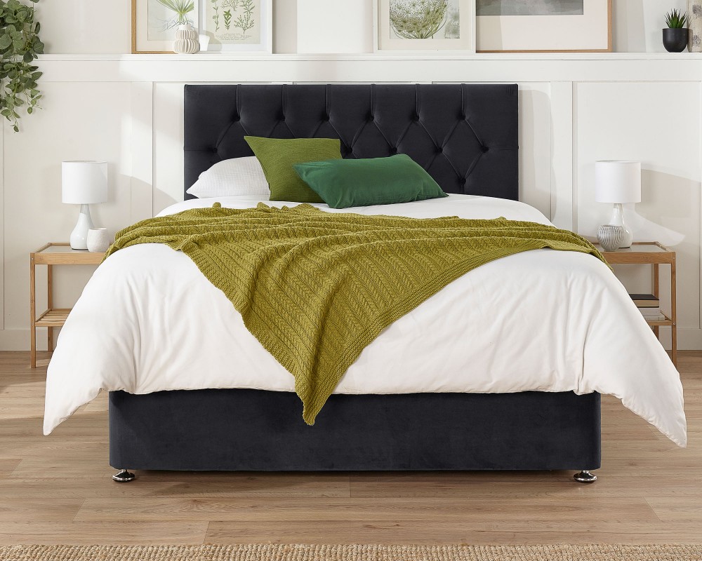 Aspire Olivier Divan Bed Set in Plush Velvet | Aspire Store