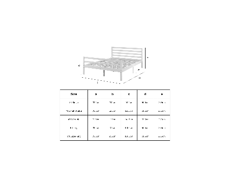 Aspire Alpine Solid Wood White Painted Wooden Bed frame