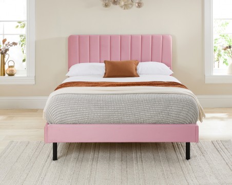 Aspire Rosella Velvet Upholstered Bed Frame