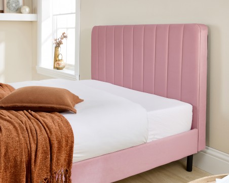 Aspire Rosella Velvet Upholstered Bed Frame