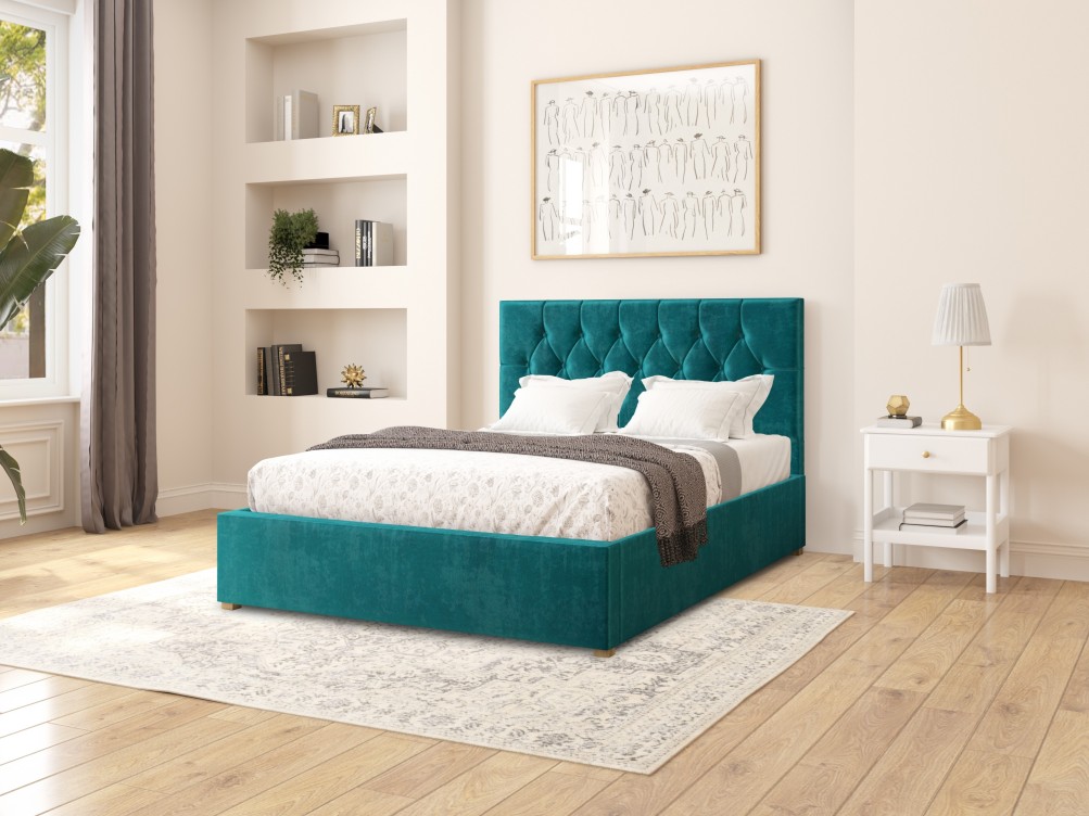 Olivier Fabric Ottoman Bed | UK Handmade | Aspire Store