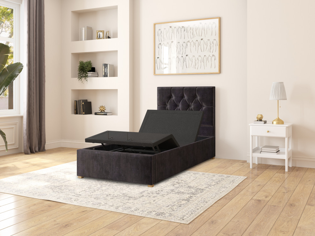Electric Adjustable Bed Olivier Upholstered | Aspire