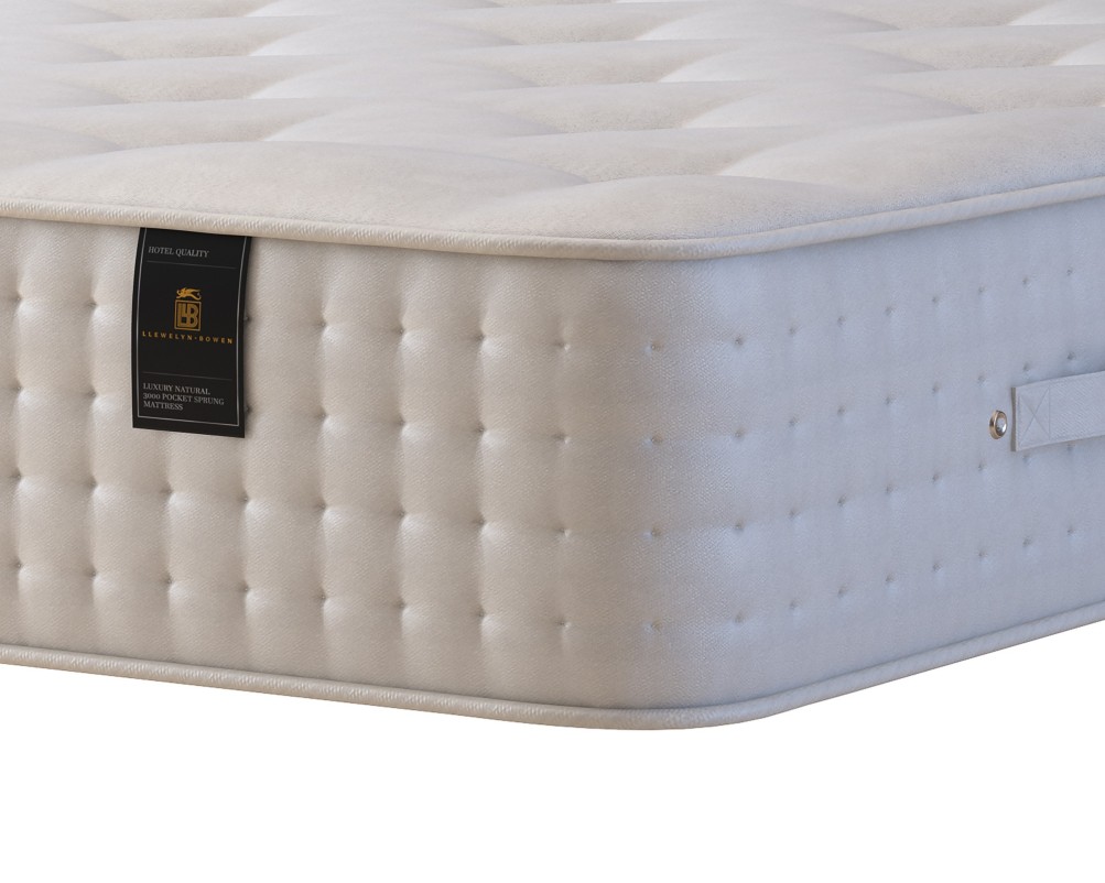 Product photograph of Laurence Llewelyn-bowen Hotel Quality Wool 3000 Pocket Natural Mattress from Aspire Furniture LTD