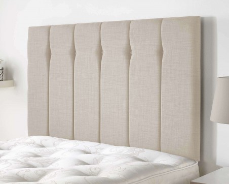 Amberley headboard in Malham Weave Linen