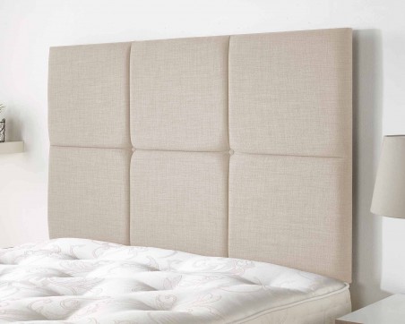 Calder headboard in Malham Weave Linen