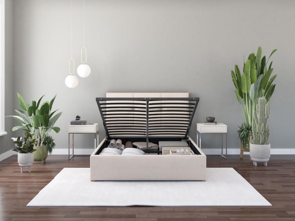 Caine Fabric Ottoman Bed – Aspire store