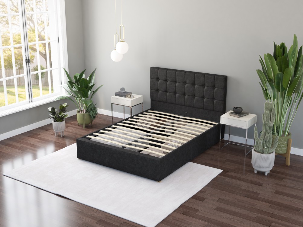 Sinatra Fabric Ottoman Bed – Aspire Store