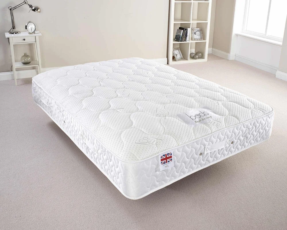 Product photograph of Silk Backcare Mattress from Aspire Furniture LTD