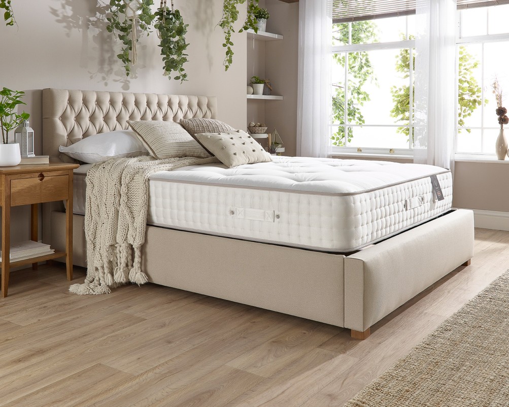 Aspire 7000 Pocket Wool Cashmere and Silk Mattress - Dual Sided