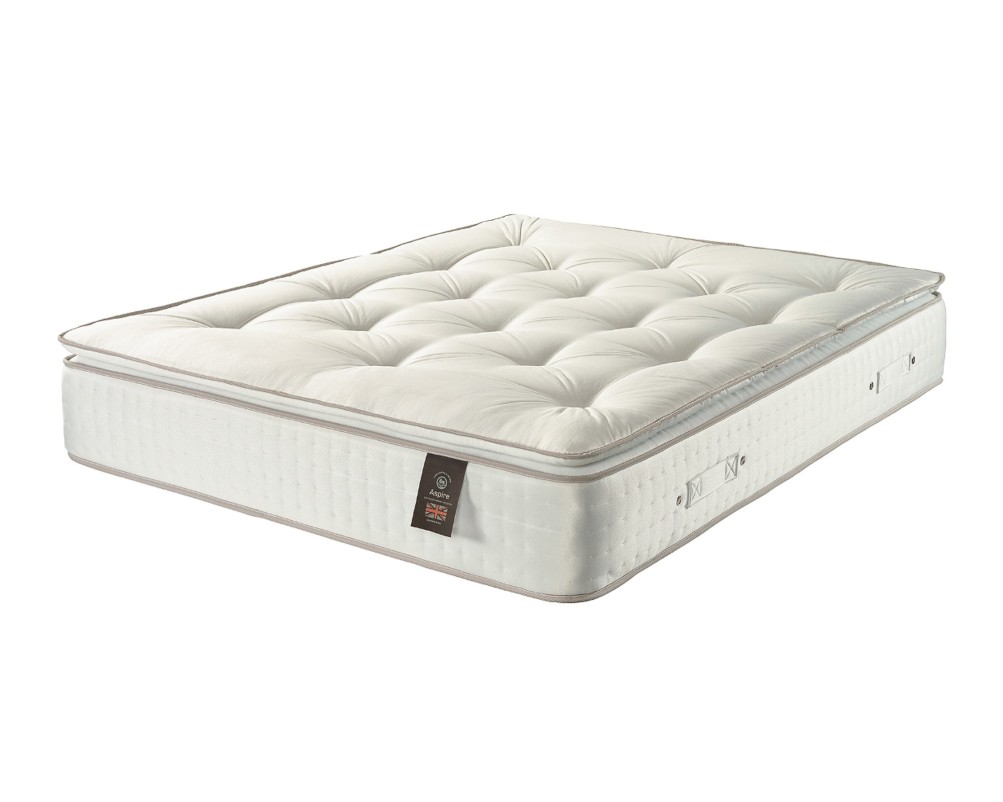 Aspire 5000 Medium-Firm Cashmere, Pocket Wool & Silk Mattress