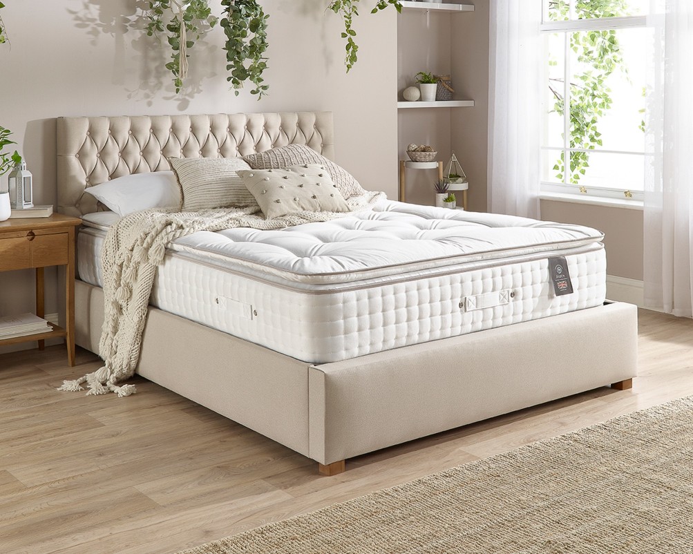 Product photograph of Aspire 7000 Pocket Wool Cashmere And Silk Pillowtop Mattress from Aspire Furniture LTD