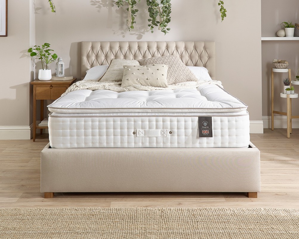 Cashmere Silk Pocket 7000 Wool Pillowtop Mattress | 6 Sizes