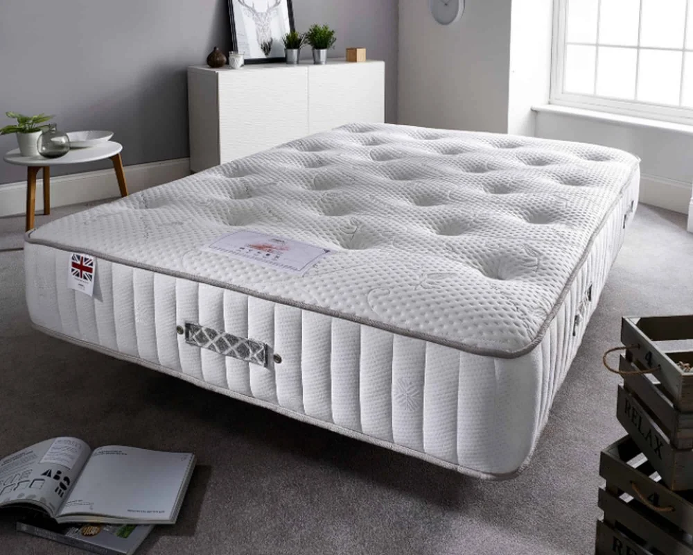 Product photograph of Natural Cashmere Pocket Mattress from Aspire Furniture LTD