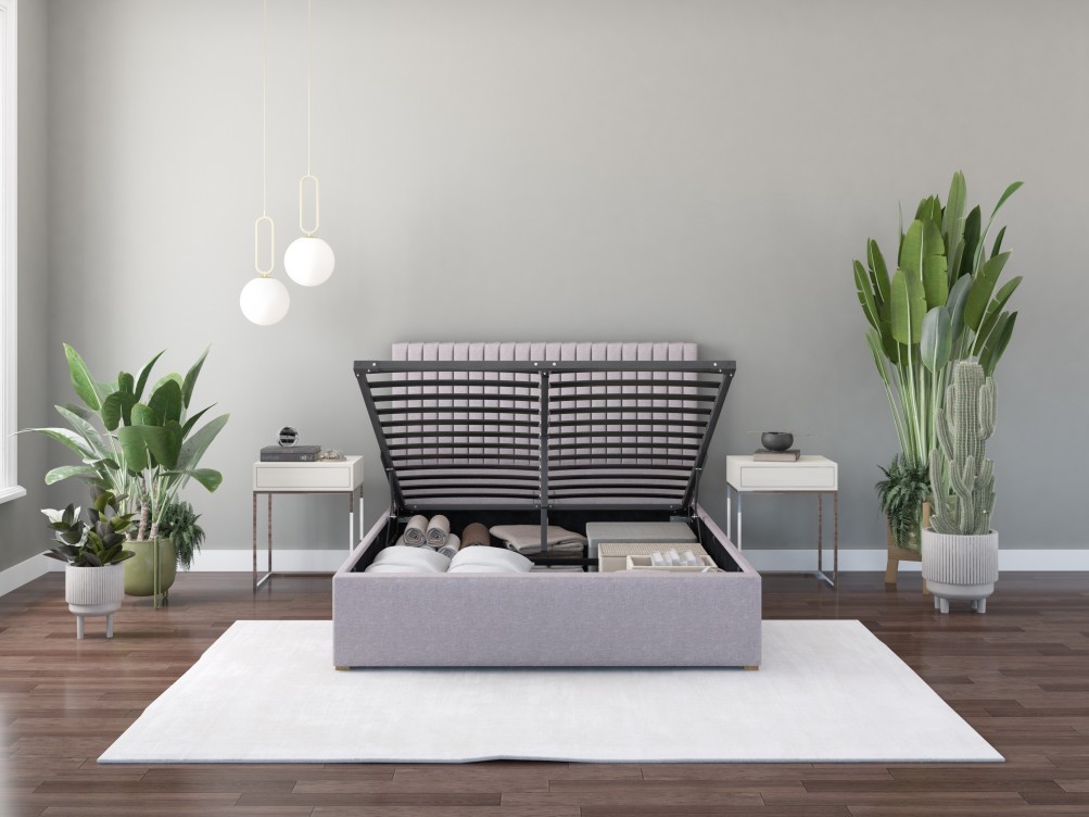 Grant Upholstered Ottoman Bed | UK Handcrafted | Aspire Store