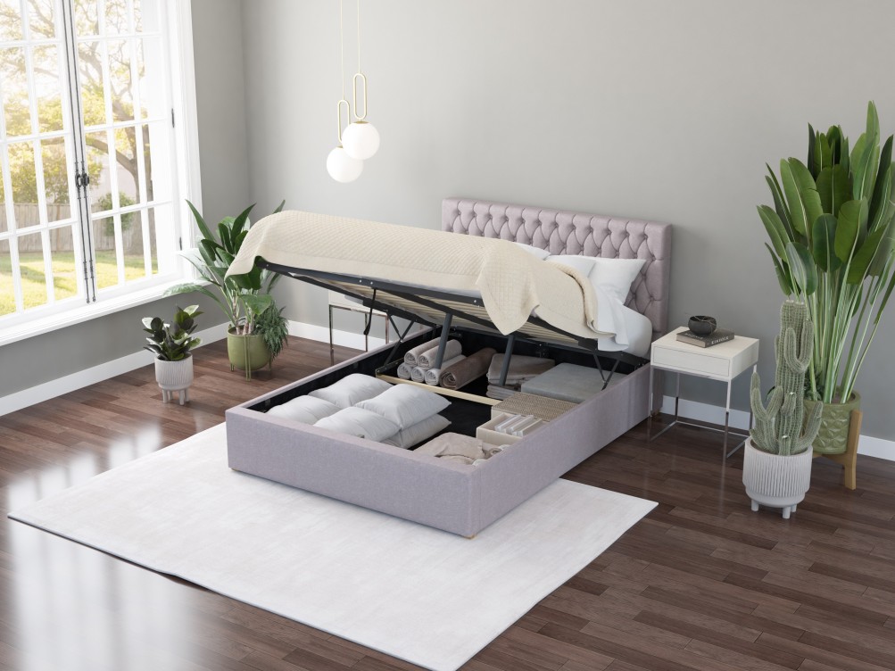 Monroe Upholstered Ottoman Bed – Aspire store