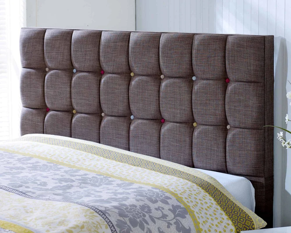 Product photograph of Catherine Lansfield Gatsby Classic Nutmeg Bed Frame from Aspire Furniture LTD