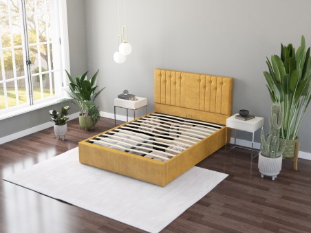 Harlow Ottoman Bed & Headboard | UK Handmade Storage Bed