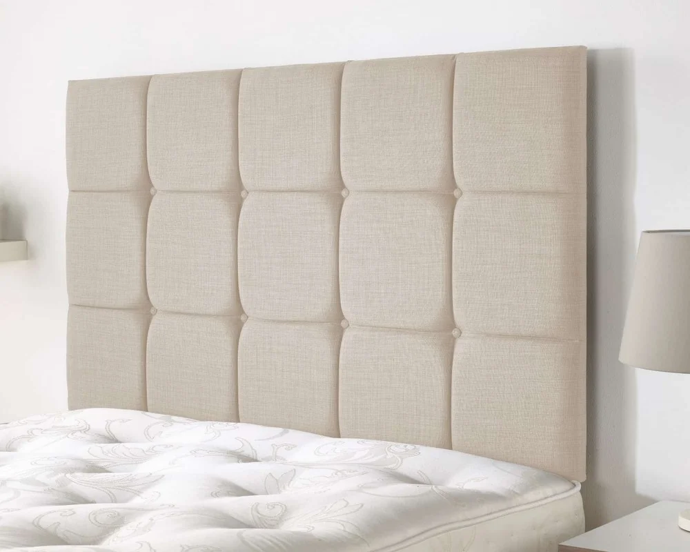Product photograph of Pennine Headboard In Malham Weave Linen from Aspire Furniture LTD