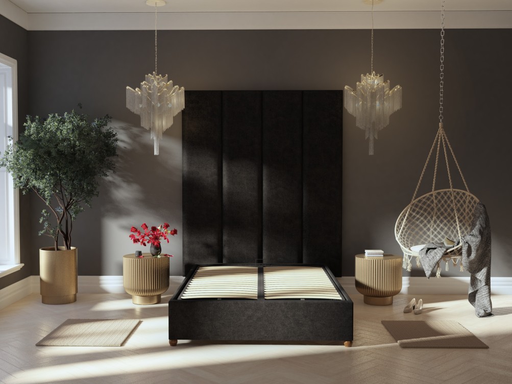 Laurence Llewelyn-Bowen 45cm x 210cm Large Upholstered Headboard wall panel